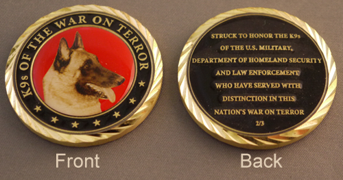 K9s of the War on Terror Coin 