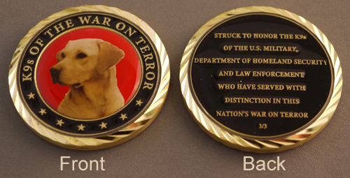K9s of the War on Terror Coin 